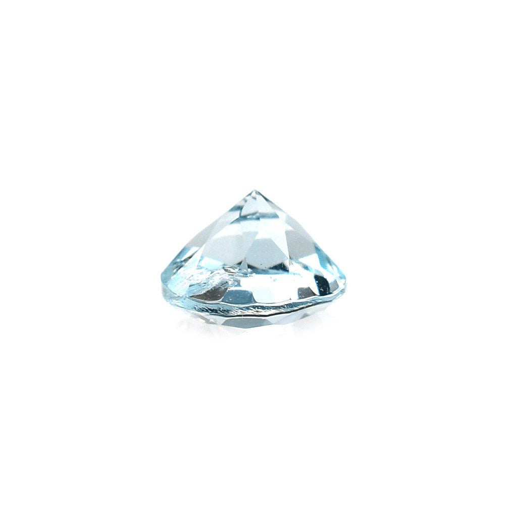 AQUAMARINE CUT ROUND (B/HI) 5.00MM 0.45 Cts.