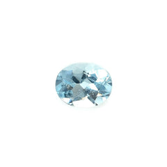 AQUAMARINE CUT OVAL (A+++/SI) 5X4MM 0.35 Cts.