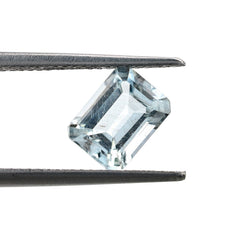 AQUAMARINE CUT OCTAGON (C/HI) 8X6MM 1.70 Cts.