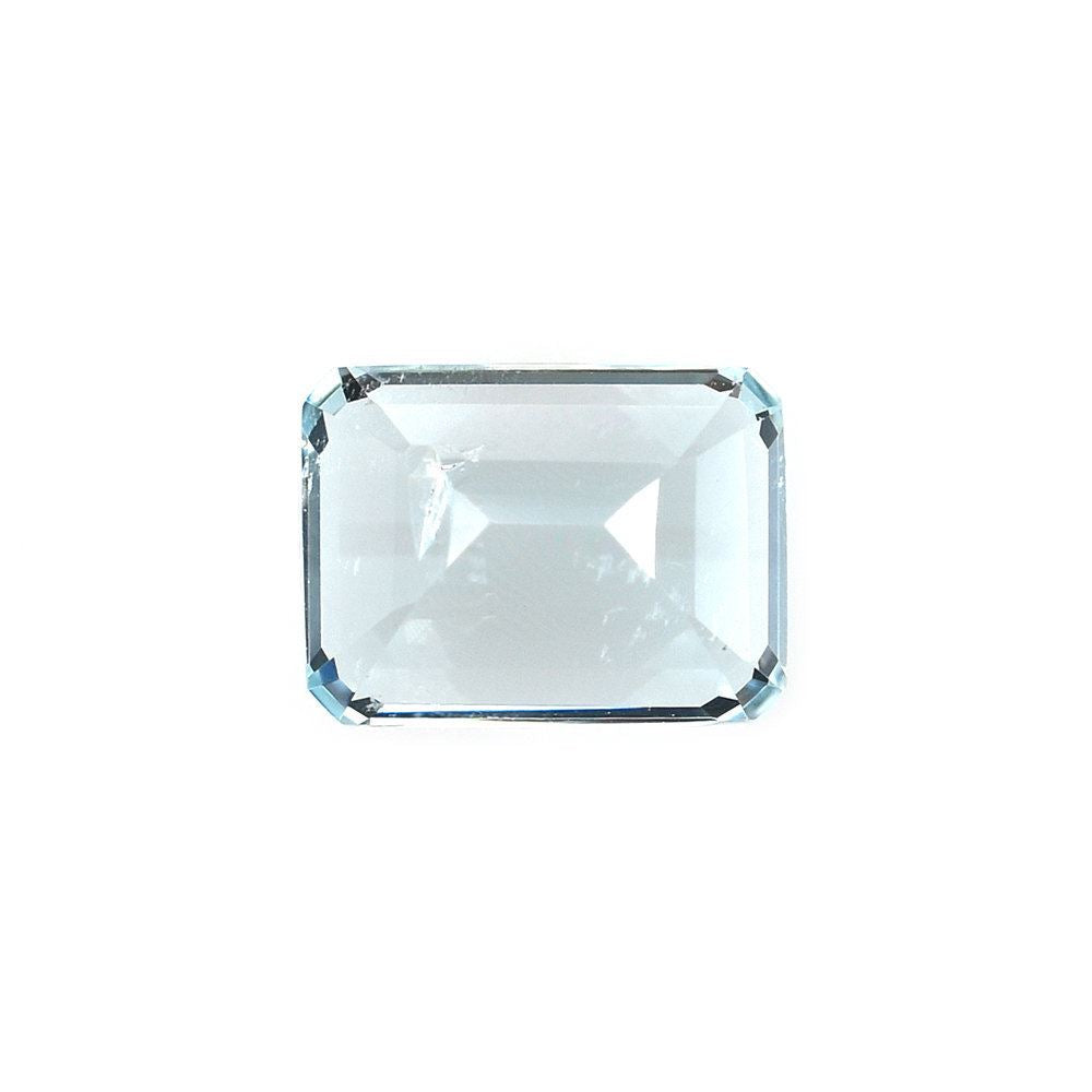 AQUAMARINE CUT OCTAGON (B/HI) 8X6MM 1.62 Cts.