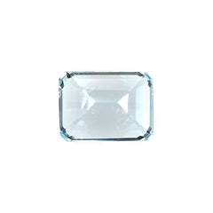 AQUAMARINE CUT OCTAGON (B/HI) 8X6MM 1.62 Cts.