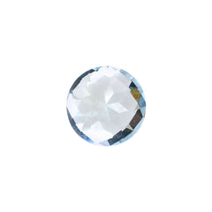 AQUAMARINE CHECKER CUT ROUND (A/HI) 6.00MM 0.77 Cts.