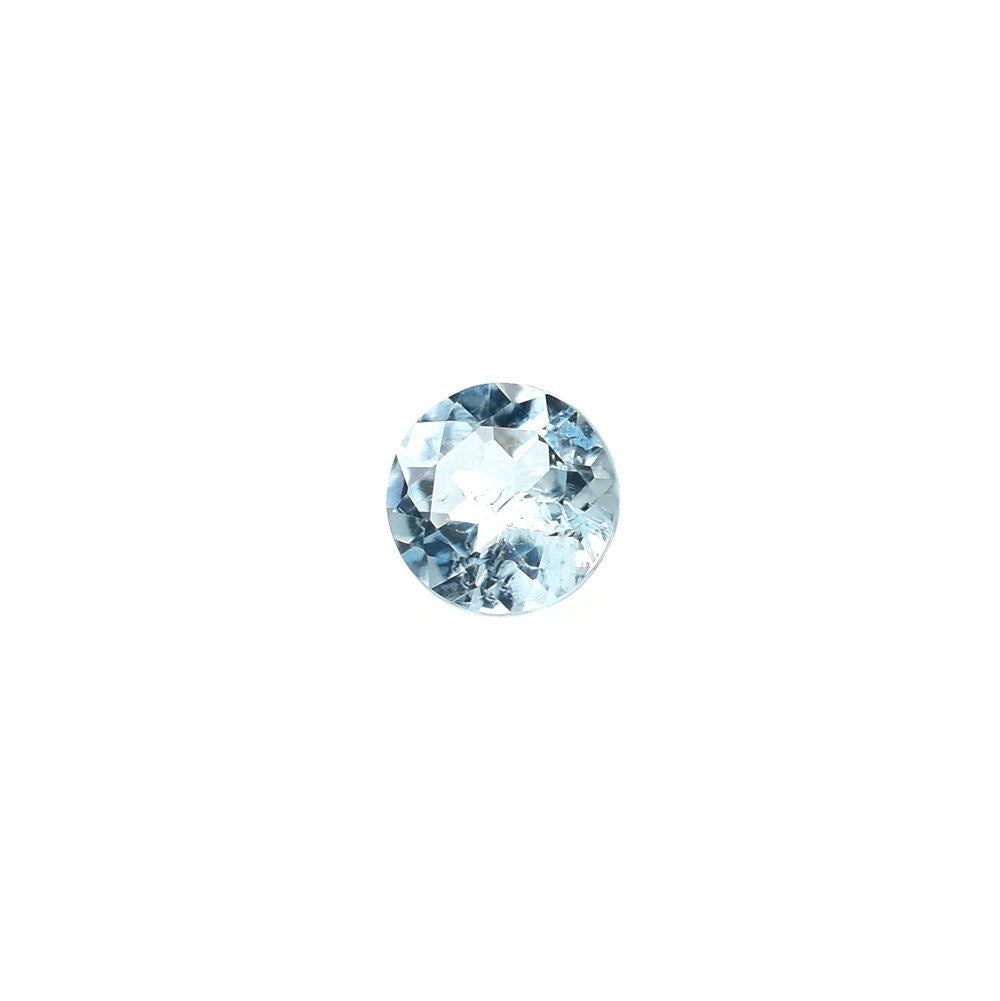 AQUAMARINE CUT ROUND (A/HI) 3.00MM 0.15 Cts.