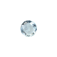 AQUAMARINE CHECKER CUT ROUND (A+/HI) 4.00MM 0.20 Cts.