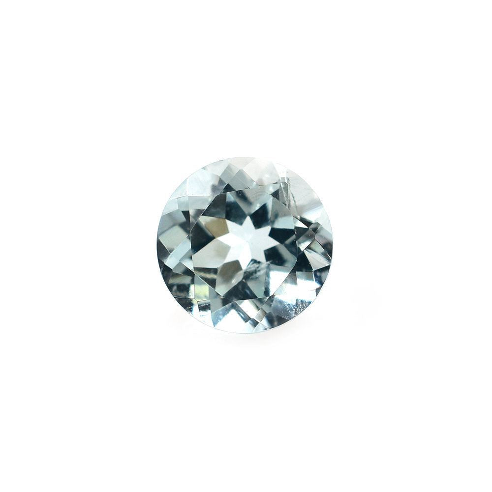 AQUAMARINE CUT ROUND (A++/SI) (GREENISH) 6.00MM 0.70 Cts.