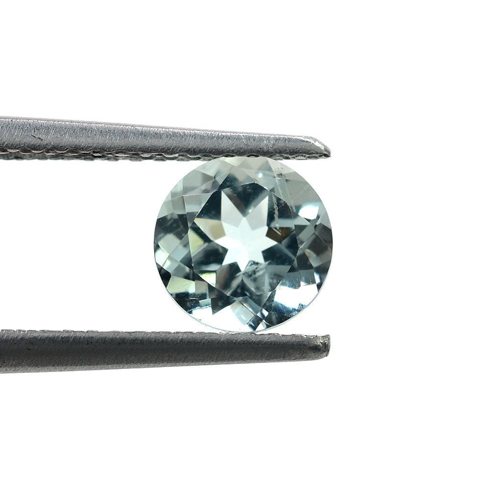 AQUAMARINE CUT ROUND (A++/SI) (GREENISH) 6.00MM 0.70 Cts.