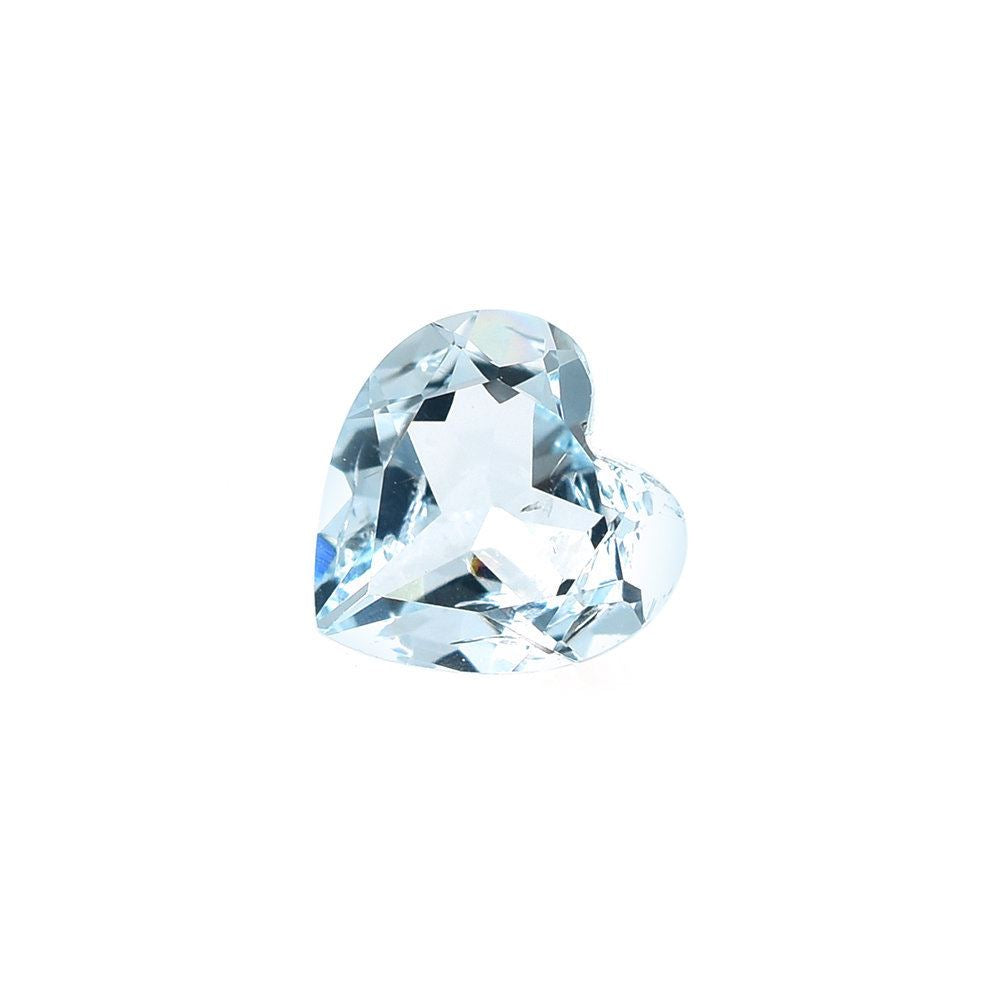 AQUAMARINE CUT HEART (A/SI) 6.00MM 0.55 Cts.