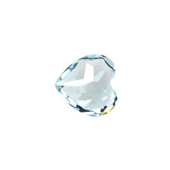 AQUAMARINE CUT HEART (A/SI) 6.00MM 0.55 Cts.