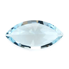 AQUAMARINE DIAMOND CUT MARQUISE (A+/CLEAN) 8.50X17MM 3.95 Cts.
