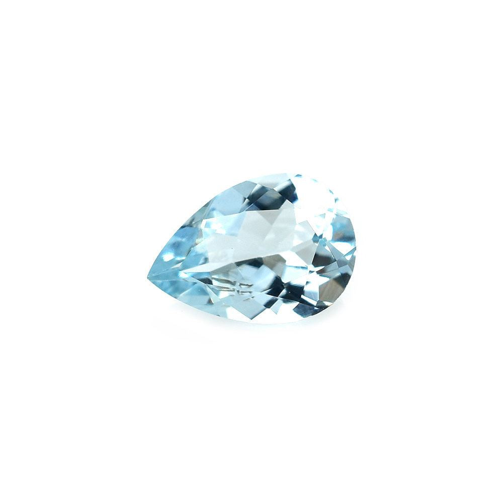 AQUAMARINE CUT PEAR (A+/SI) 7X5MM 0.52 Cts.