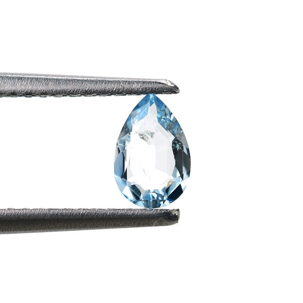 AQUAMARINE CUT PEAR (A++/HI) 6X4MM 0.30 Cts.