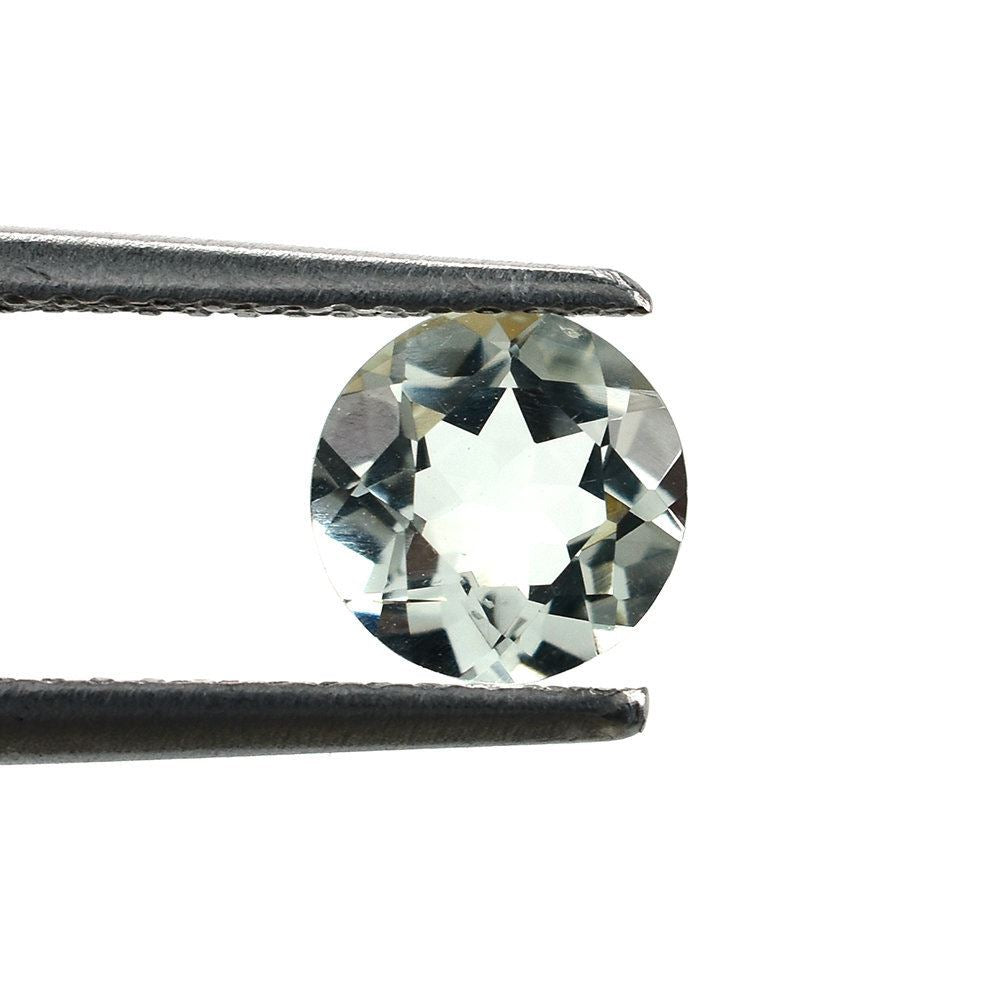 AQUAMARINE CUT ROUND (B/SI) 6.00MM 0.80 Cts.