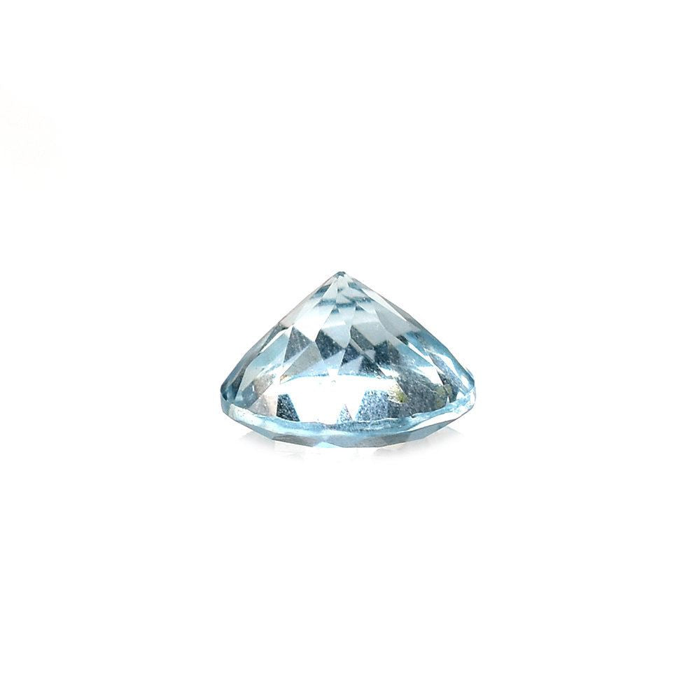 AQUAMARINE CUT ROUND (A/SI) 6.00MM 0.87 Cts.