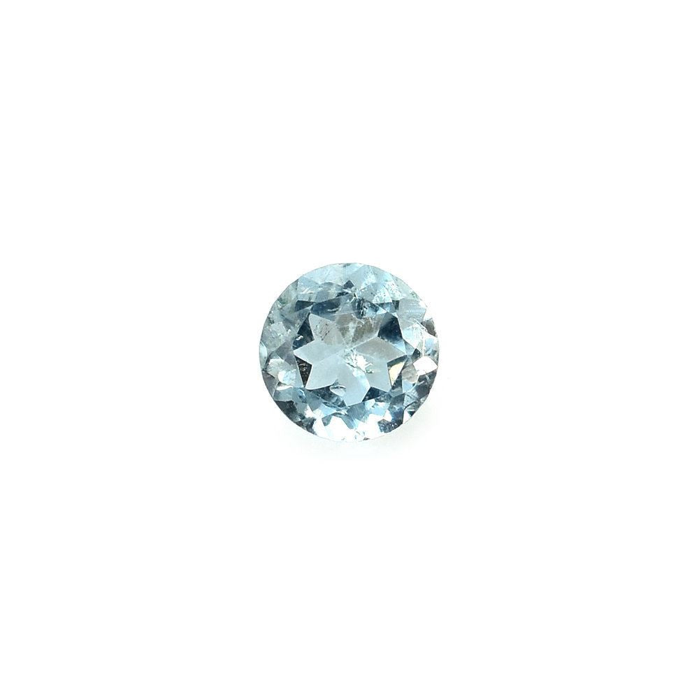 AQUAMARINE CUT ROUND (A+/SI) 3.00MM 0.09 Cts.