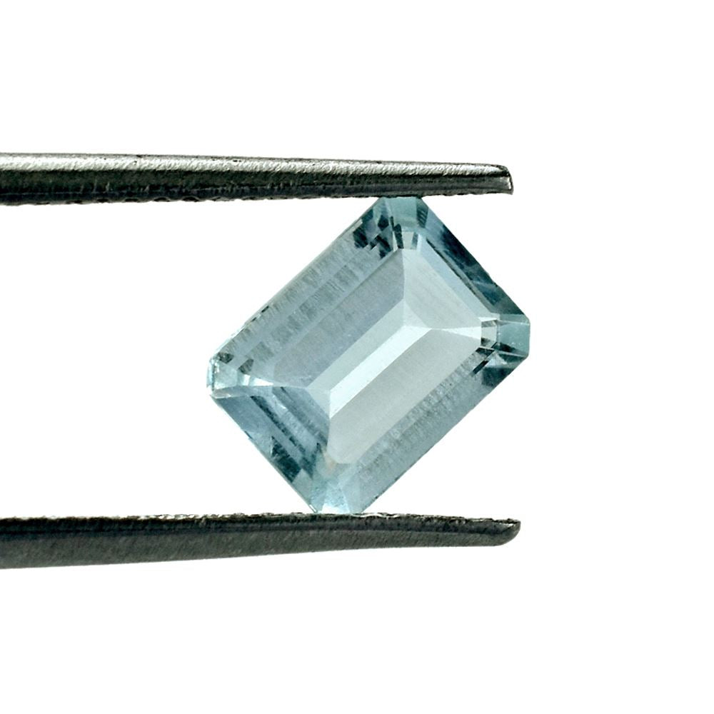 AQUAMARINE CUT OCTAGON (B/SI) 8.00X6.00 MM 1.25 Cts.