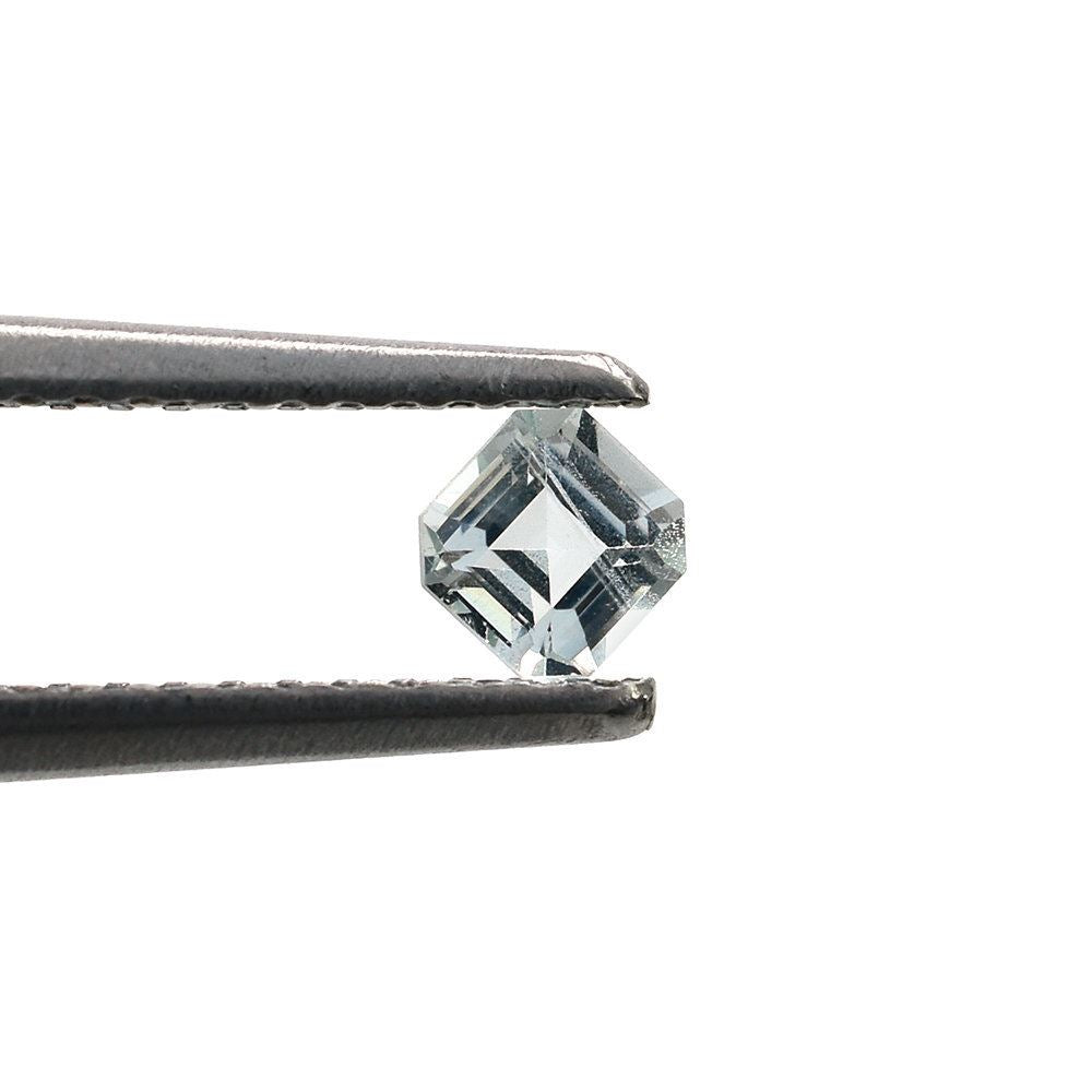 AQUAMARINE STEP CUT OCTAGON (C/SI) 3.50MM 0.20 Cts.