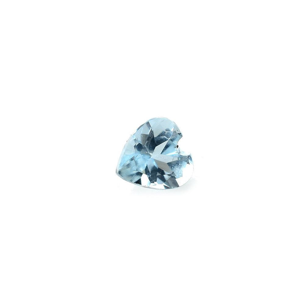 AQUAMARINE CUT HEART (A+/SI) 3.00MM 0.11 Cts.