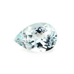 AQUAMARINE CUT PEAR (C/HI) 14X10MM 4.85 Cts.