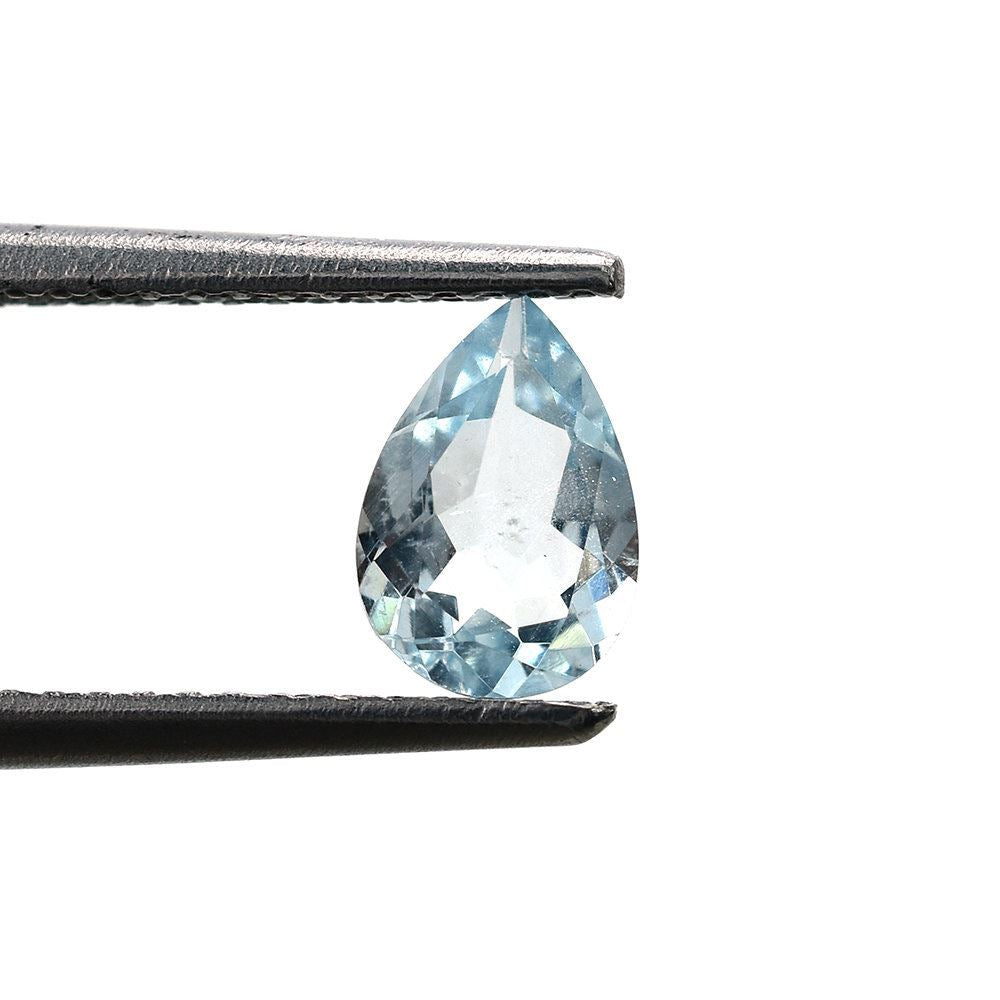 AQUAMARINE CUT PEAR (C/HI) 7X5MM 0.53 Cts.