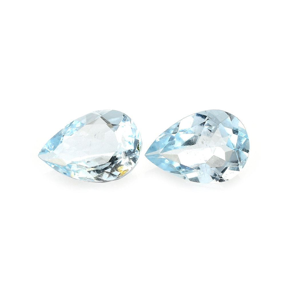 AQUAMARINE CUT PEAR (C/HI) 7X5MM 0.53 Cts.