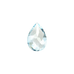 AQUAMARINE CHECKER CUT PEAR (A/SI) (WINDOW) 6X4MM 0.30 Cts.