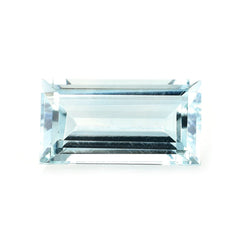 AQUAMARINE STEP CUT BAGUETTE (A/CLEAN) (GREENISH) 13X7MM 3.58 Cts.