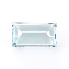 AQUAMARINE STEP CUT BAGUETTE (A/CLEAN) (GREENISH) 13X7MM 3.58 Cts.