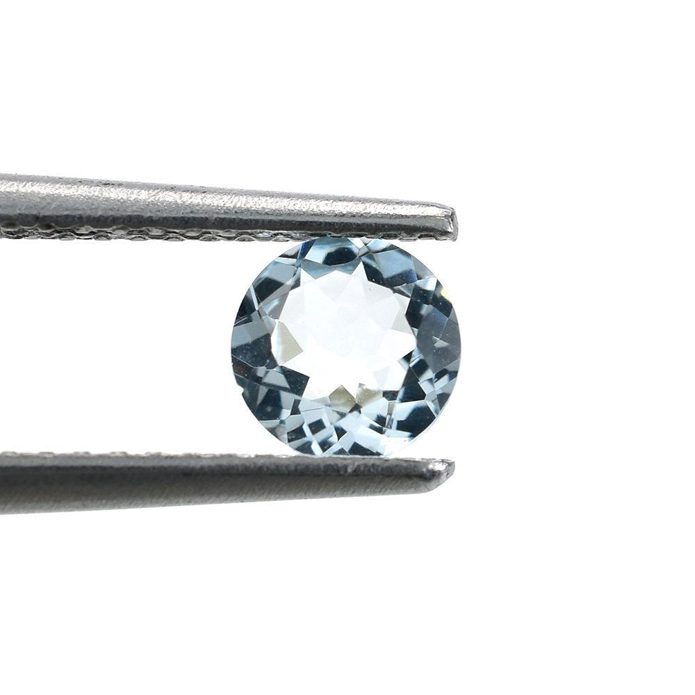 AQUAMARINE CUT ROUND (A/CLEAN) 5.00MM 0.43 Cts.