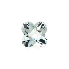 AQUAMARINE CHECKER CUT FLOWER (A/CLEAN) 6X6MM 1.03 Cts.