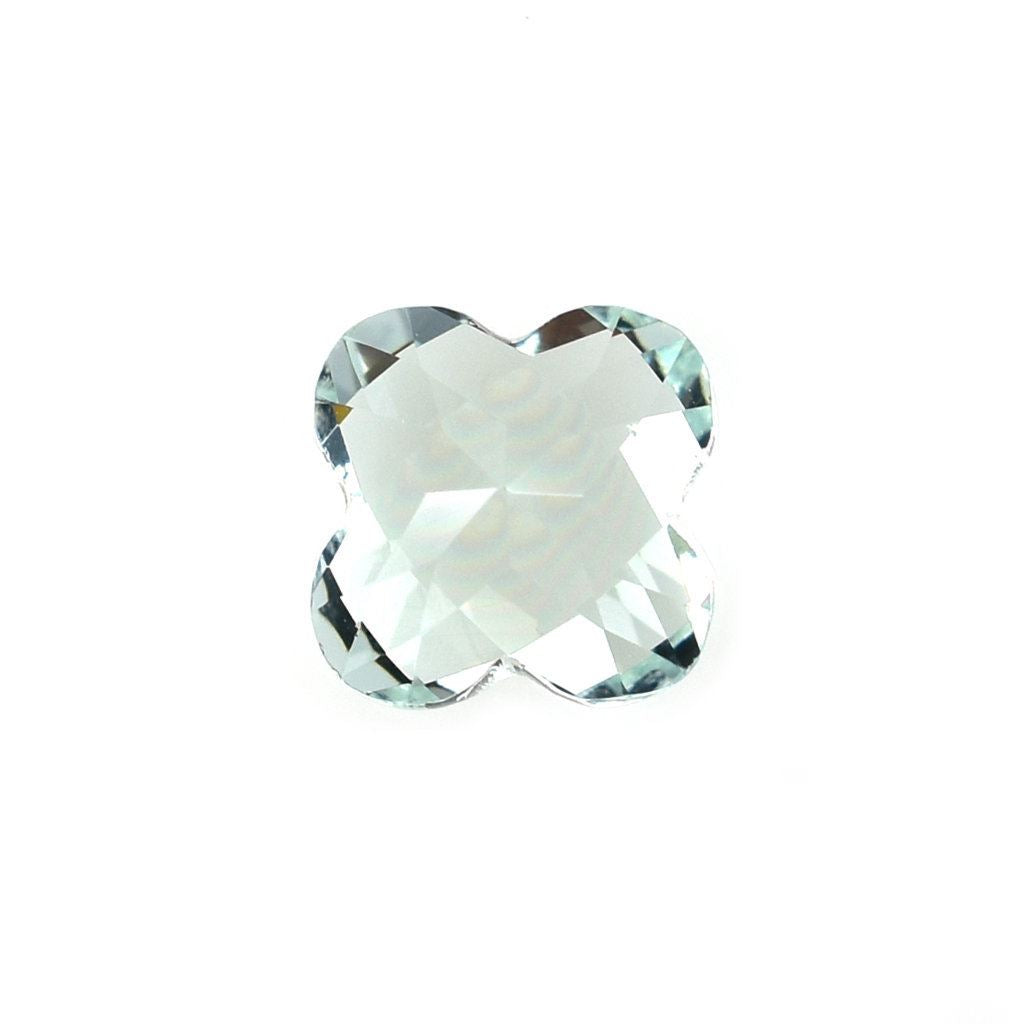 AQUAMARINE CHECKER CUT FLOWER (A/CLEAN) 6X6MM 1.03 Cts.