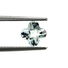 AQUAMARINE CHECKER CUT FLOWER (A/CLEAN) 6X6MM 1.03 Cts.