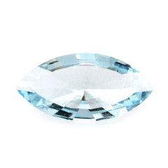 AQUAMARINE DIAMOND CUT MARQUISE (A/WINDOW/CLEAN) 17X8.50MM 3.35 Cts.