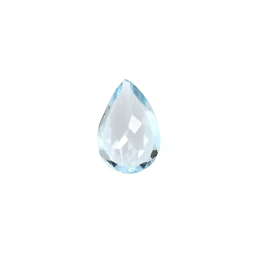 AQUAMARINE CUT PEAR (A/CLEAN-WINDOW) 6X4MM 0.38 Cts.