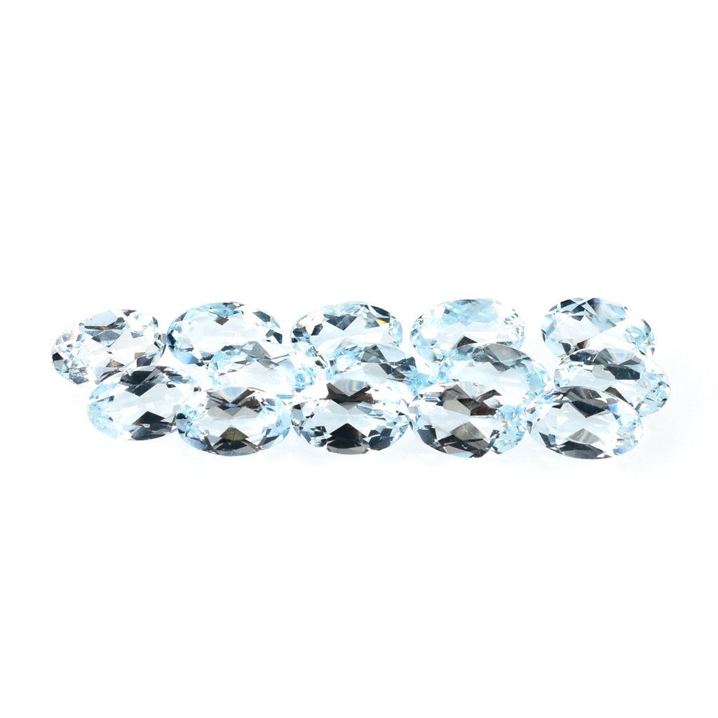 AQUAMARINE CUT OVAL (A/CLEAN) 5X3MM 0.20 Cts.