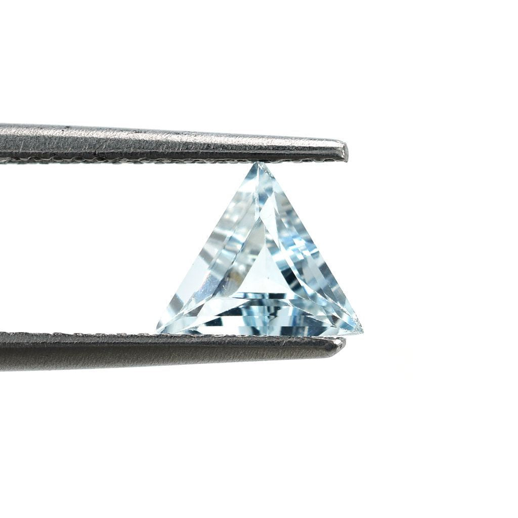 AQUAMARINE CUT TRIANGAL (A/CLEAN) 6.50MM 0.55 Cts.