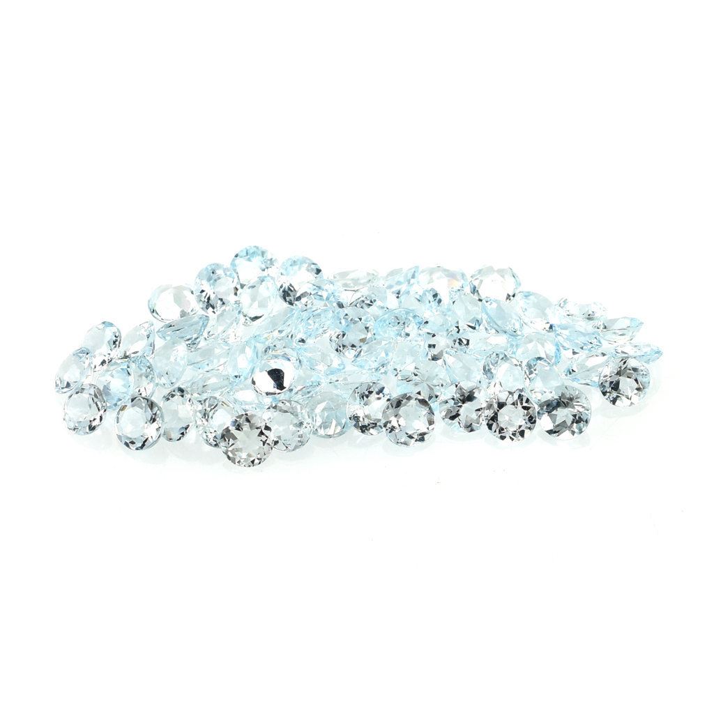AQUAMARINE CUT ROUND (B/CLEAN) 3.00MM 0.09 Cts.