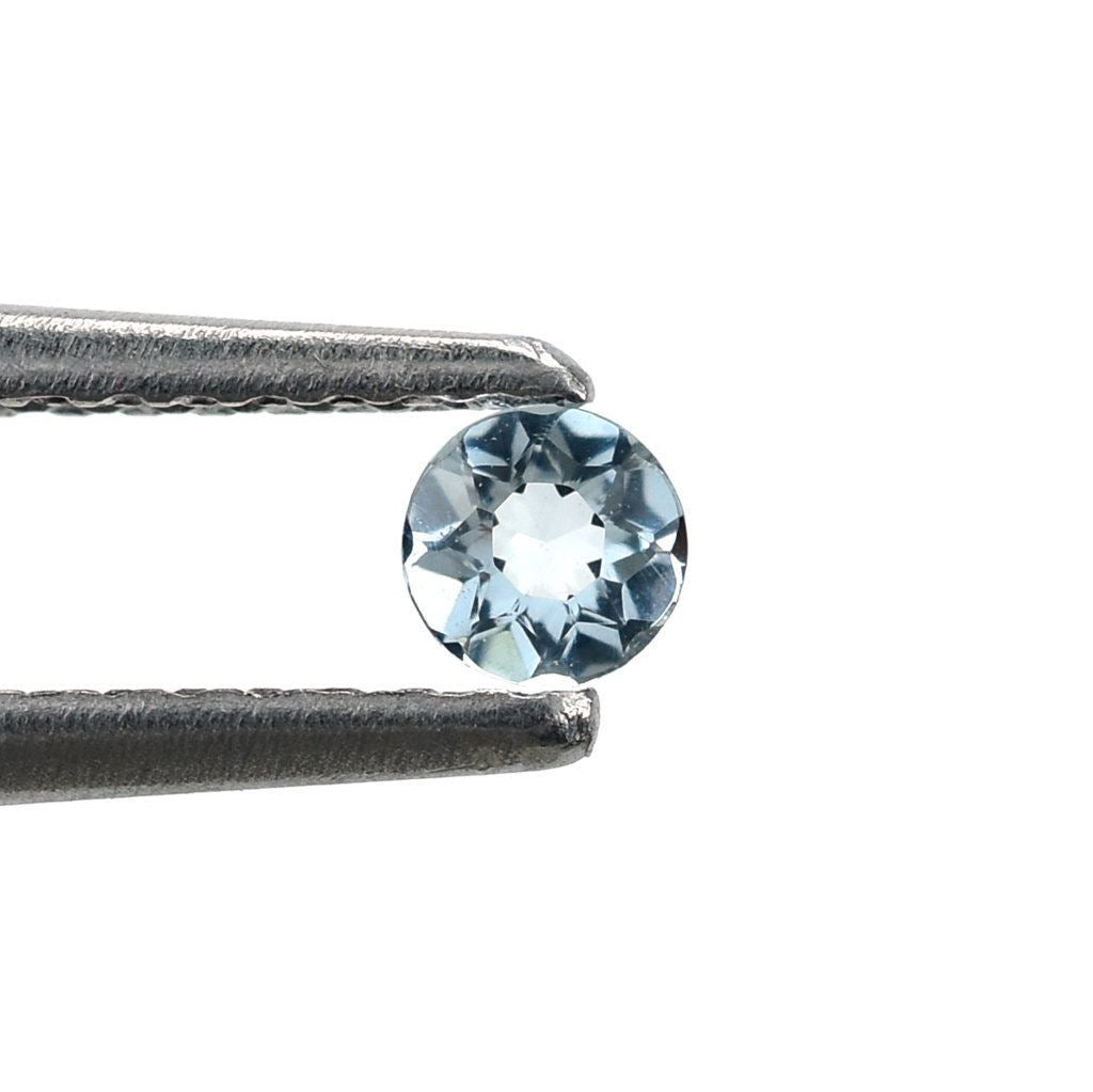 AQUAMARINE CUT ROUND (B/CLEAN) 3.00MM 0.10 Cts.