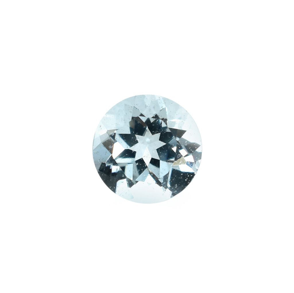AQUAMARINE CUT ROUND (B/CLEAN) 5.00MM 0.46 Cts.