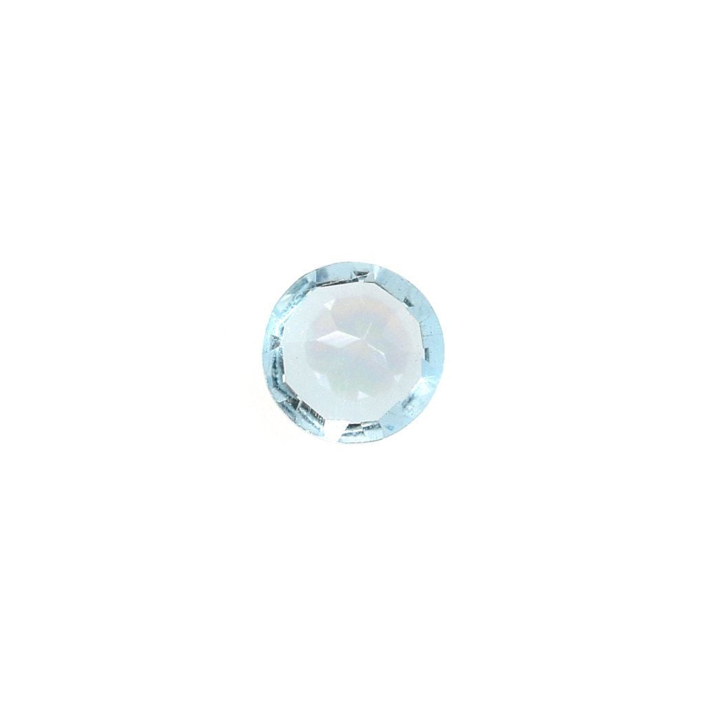 AQUAMARINE CUT ROUND (B/CLEAN) 3.20M27M 0.13 Cts.