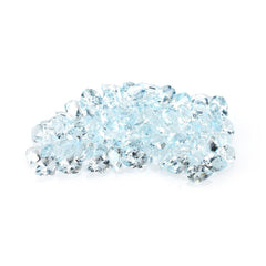 AQUAMARINE CUT PEAR (B/CLEAN) 4X3MM 0.14 Cts.