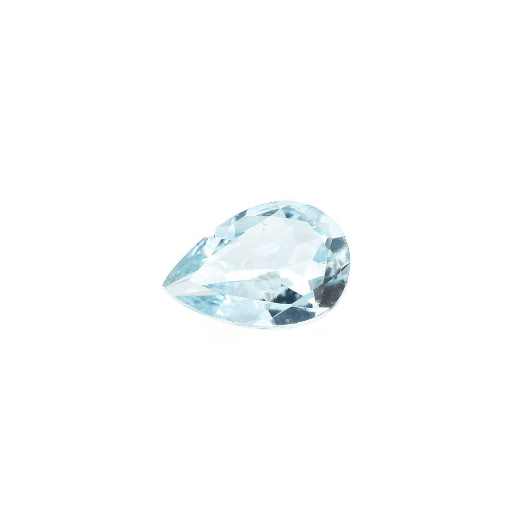 AQUAMARINE CUT PEAR (B/CLEAN) 6X4MM 0.35 Cts.