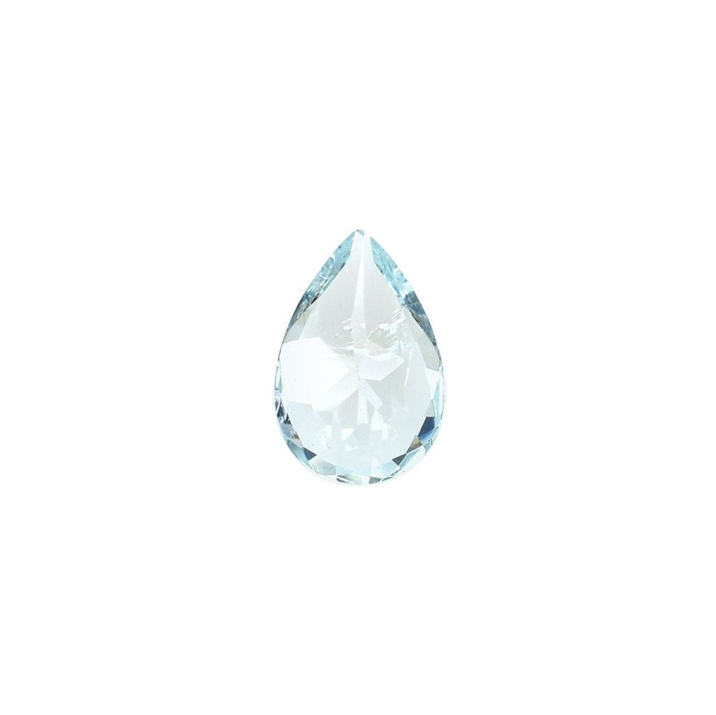 AQUAMARINE CUT PEAR (B/CLEAN) 6X4MM 0.35 Cts.