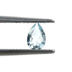 AQUAMARINE CUT PEAR (B/CLEAN) 6X4MM 0.35 Cts.