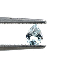 AQUAMARINE CUT PEAR (B/CLEAN) 3.50X4.50MM 0.25 Cts.