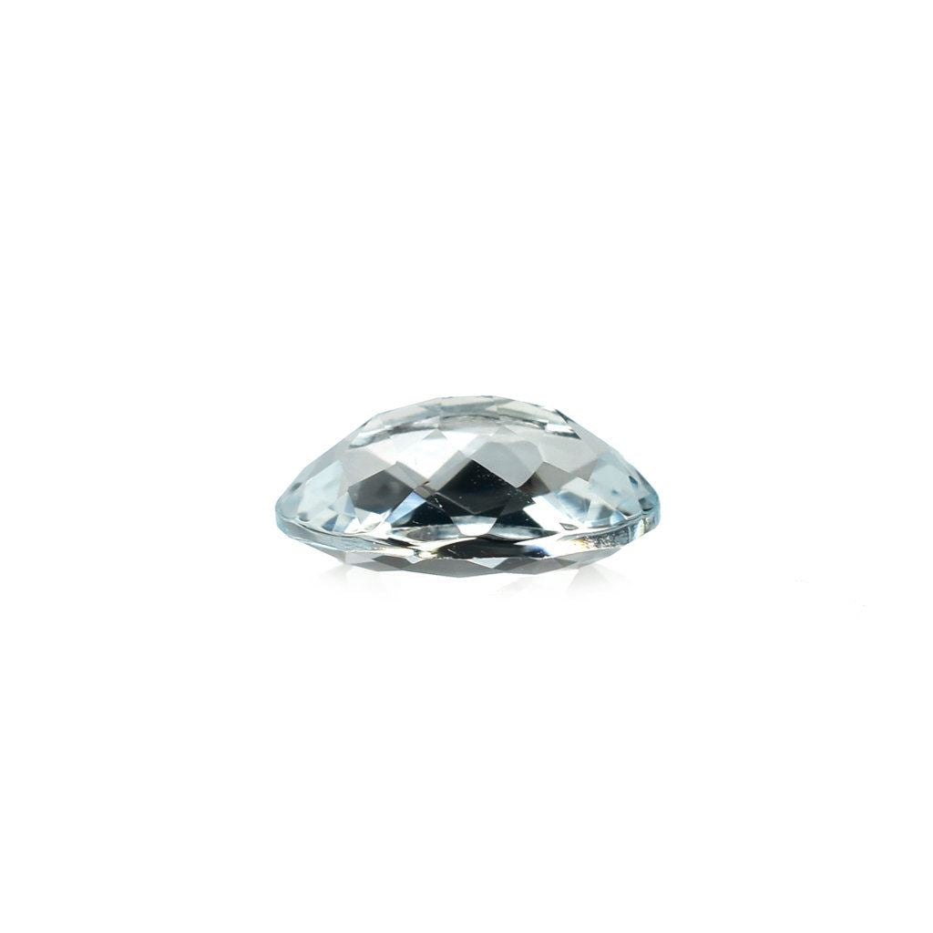 AQUAMARINE CUT OVAL (B/CLEAN) 8X5MM 0.92 Cts.