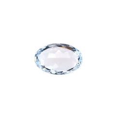 AQUAMARINE CUT OVAL (B/CLEAN) 8X5MM 0.92 Cts.