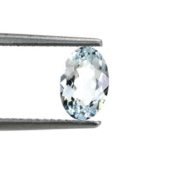 AQUAMARINE CUT OVAL (B/CLEAN) 8X5MM 0.92 Cts.