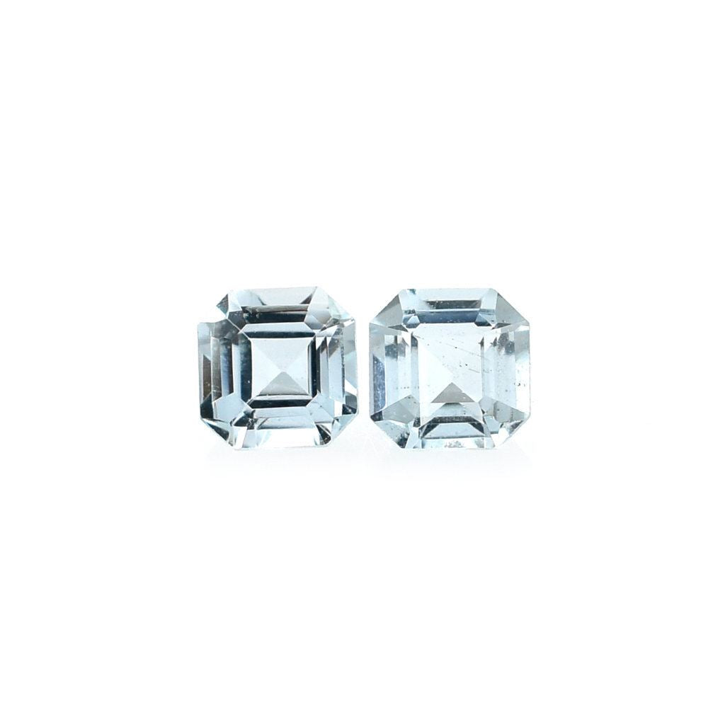 AQUAMARINE STEP CUT OCTAGON (B/CLEAN) 3.50MM 0.18 Cts.