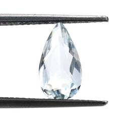 AQUAMARINE CUT PEAR (C/CLEAN) 11X6MM 1.35 Cts.