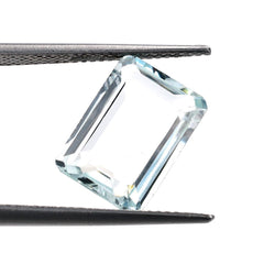 AQUAMARINE CUT OCTAGON (C/CLEAN-WINDOW) 13X9MM 4.15 Cts.